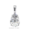 Moissanite Diamond Pendant Necklace for women in 925 silver (17)