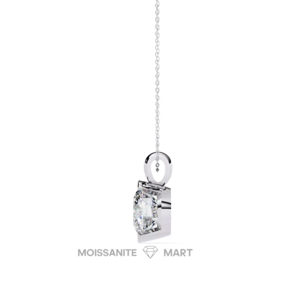 Moissanite Diamond Pendant Necklace for women in 925 silver (17)
