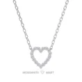 Moissanite Diamond Pendant Necklace for women in 925 silver (17)