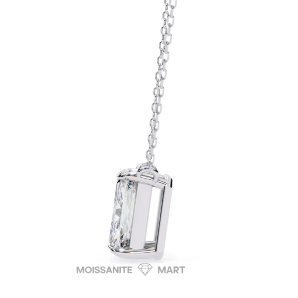 Moissanite Diamond Pendant Necklace for women in 925 silver (18)