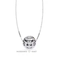 Moissanite Diamond Pendant Necklace for women in 925 silver (18)