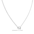 Moissanite Diamond Pendant Necklace for women in 925 silver (18)