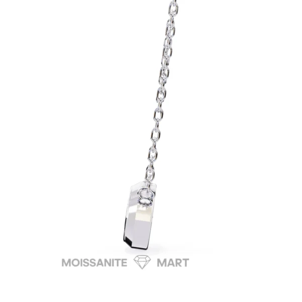 Moissanite Diamond Pendant Necklace for women in 925 silver (18)