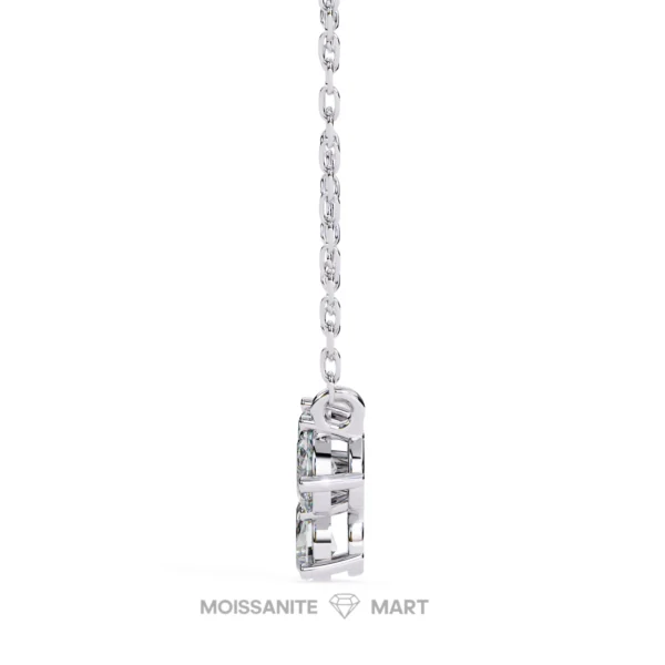 Moissanite Diamond Pendant Necklace for women in 925 silver (19)