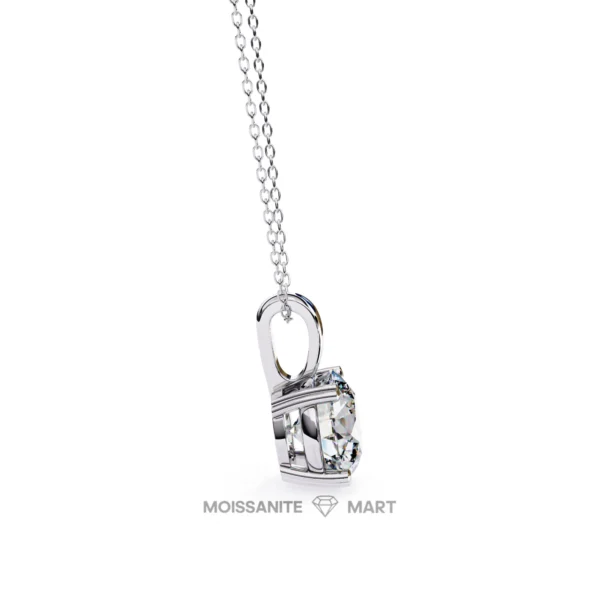 Moissanite Diamond Pendant Necklace for women in 925 silver (19)