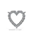 Moissanite Diamond Pendant Necklace for women in 925 silver (2)
