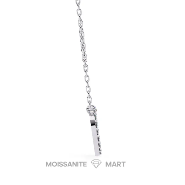 Moissanite Diamond Pendant Necklace for women in 925 silver (2)