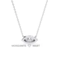 Moissanite Diamond Pendant Necklace for women in 925 silver (20)
