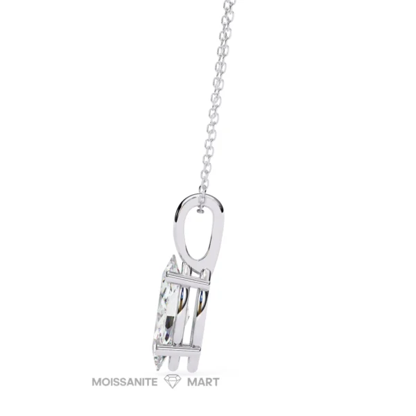 Moissanite Diamond Pendant Necklace for women in 925 silver (21)
