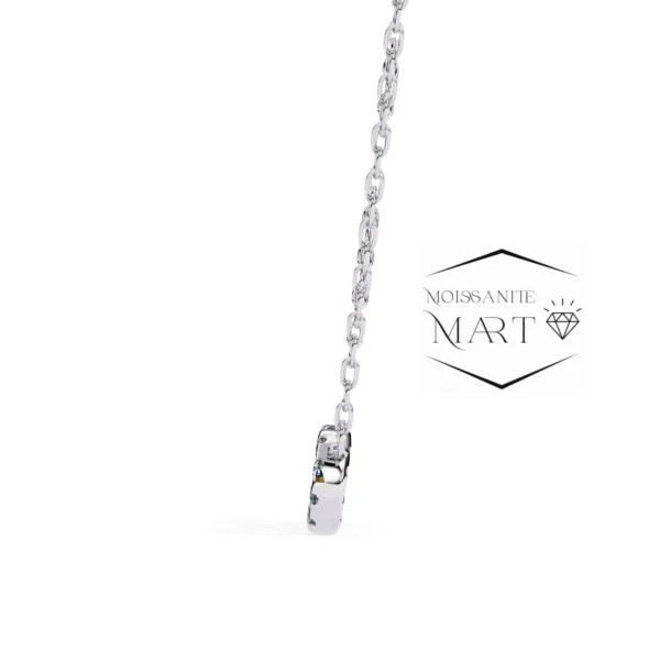 Moissanite Diamond Pendant Necklace for women in 925 silver (21)