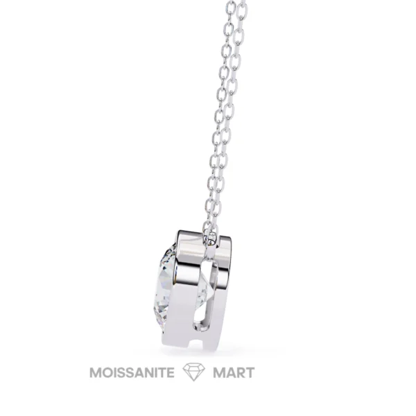 Moissanite Diamond Pendant Necklace for women in 925 silver (21)