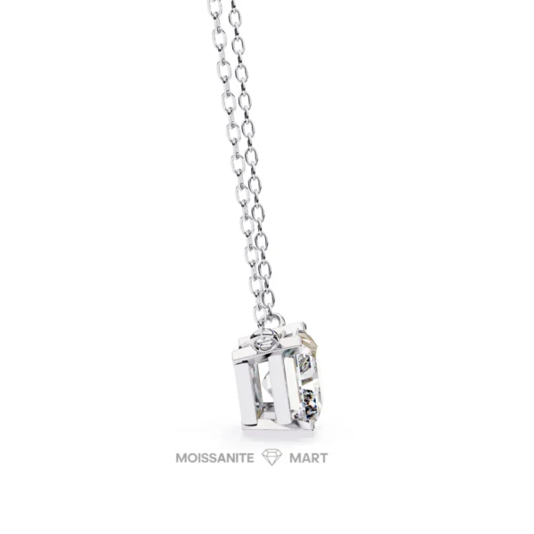 Moissanite Diamond Pendant Necklace for women in 925 silver (22)