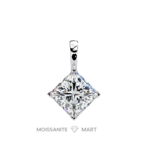 Moissanite Diamond Pendant Necklace for women in 925 silver (22)