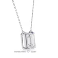 Moissanite Diamond Pendant Necklace for women in 925 silver (24)