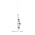 Moissanite Diamond Pendant Necklace for women in 925 silver (3)