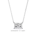 Moissanite Diamond Pendant Necklace for women in 925 silver (4)
