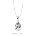 Moissanite Diamond Pendant Necklace for women in 925 silver (4)