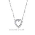 Moissanite Diamond Pendant Necklace for women in 925 silver (4)