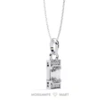 Moissanite Diamond Pendant Necklace for women in 925 silver (5)