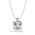 Moissanite Diamond Pendant Necklace for women in 925 silver (6)