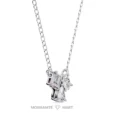 Moissanite Diamond Pendant Necklace for women in 925 silver (6)