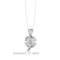 Moissanite Diamond Pendant Necklace for women in 925 silver (6)