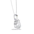 Moissanite Diamond Pendant Necklace for women in 925 silver (7)