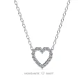 Moissanite Diamond Pendant Necklace for women in 925 silver (7)