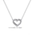 Moissanite Diamond Pendant Necklace for women in 925 silver (8)