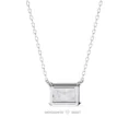 Moissanite Diamond Pendant Necklace for women in 925 silver (9)
