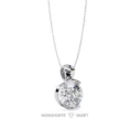 Moissanite Diamond Pendant Necklace for women in 925 silver (9)