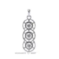Moissanite Diamond Pendant Necklace for women in 925 silver (9)