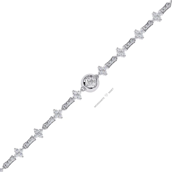 Moissanite Mart - Silver 925 Bracelets in Moissanite Diamonds (11)