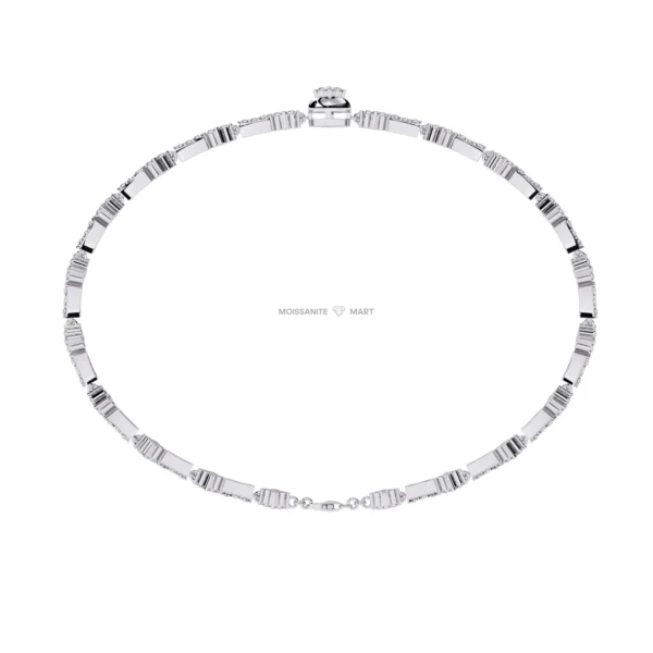 Moissanite Mart - Silver 925 Bracelets in Moissanite Diamonds (4)