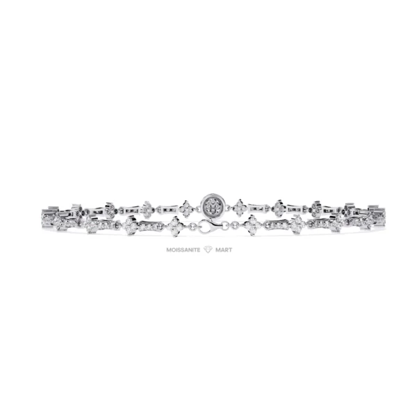 Moissanite Mart - Silver 925 Bracelets in Moissanite Diamonds (8)