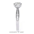Moissanite Rings Women Cushion cut diamond rings (2)