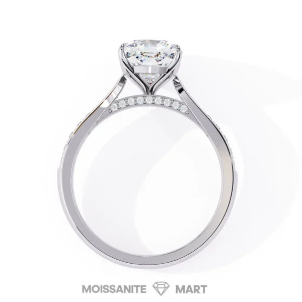 Moissanite Rings Women Cushion cut diamond rings (3)