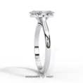 Moissanite diamond ring marquise in pure 925 silver (4)