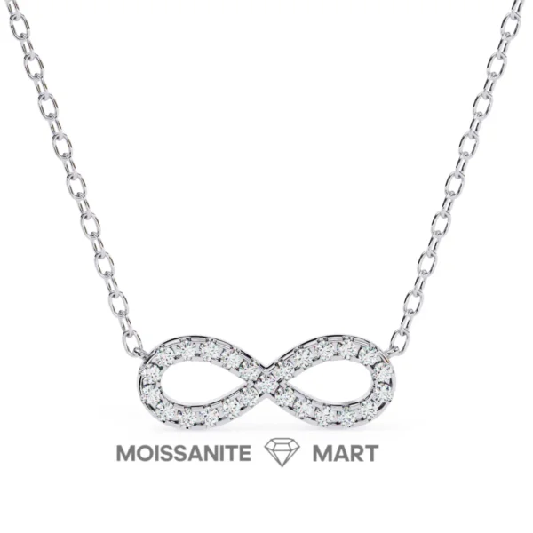 Moissanite pendant mini stones