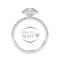Moissanite ring for women pure silver 925 (5)