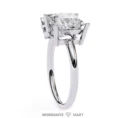 Peare+Square Shape Moissanite ring for women beautiful (1)