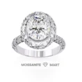 Premium Quality Moissanite Diamond Luxury Ring Italian Silver (1)