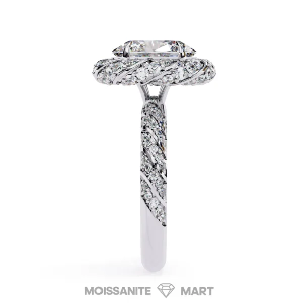 Premium Quality Moissanite Diamond Luxury Ring Italian Silver (2)