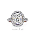 Premium Quality Moissanite Diamond Luxury Ring Italian Silver (4)