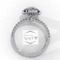 Round Moissanite Diamond Ring for women (2)