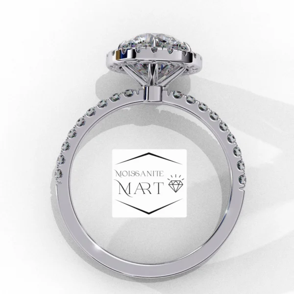 Round Moissanite Diamond Ring for women (2)