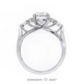 Royal Moissanite Diamond Ring in pure italian silver 925 (2)