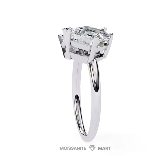 Twin Moissanite Diomaind Ring (2)