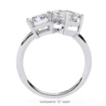 Twin Moissanite Diomaind Ring (3)