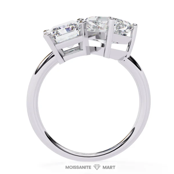 Twin Moissanite Diomaind Ring (3)
